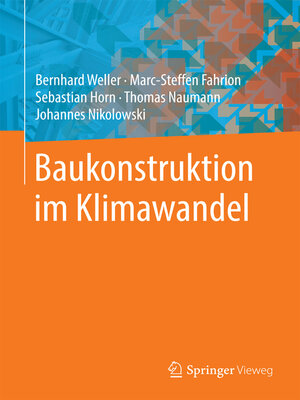 cover image of Baukonstruktion im Klimawandel
